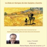 SEMANA DEL LIBRO: La Dieta en tiempos de Don Quijote y Sancho