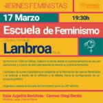V CICLO DE “VIERNES FEMINISTAS”. Encuentro Escuela de Feminismo