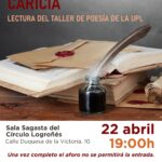 SEMANA DEL LIBRO. La poesía es una caricia. Lectura de poemas.