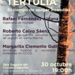 CICLO “DE TERTULIA”: Es tiempo de apagar incendios