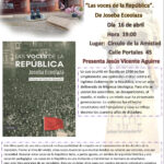PRESENTACIÓN Y FIRMA DE LIBRO: Las voces de la República